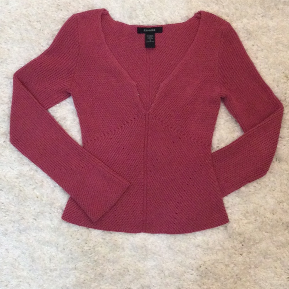 Pink sweater